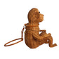 1950s Brown Straw Monkey Purse