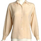 YVES SAINT LAURENT- 1980s Ivory Haute Couture Blouse, Size 6