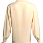 YVES SAINT LAURENT- 1980s Ivory Haute Couture Blouse, Size 6