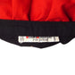 Yves Saint Laurent- 1983 Black & Red Cotton Ruffle Blouse, Size 4