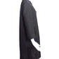 YVES SAINT LAURENT- 1960s Black Brocade Coat, Size 8