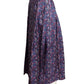 YVES SAINT LAURENT-  1980s Floral Pleated Skirt, Size 6