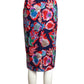 YVES SAINT LAURENT-  1980s Cotton Fish Print Skirt, Size 8