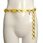 YVES SAINT LAURENT- c.1968 Yellow Lucite Chain Belt