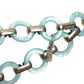 YVES SAINT LAURENT- c.1968  Blue Lucite Double Wrap Belt