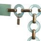 YVES SAINT LAURENT- 1960s Blue Lucite Chain Belt