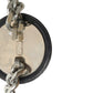 YVES SAINT LAURENT- 1980s Black Leather & Chain Belt