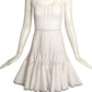 ALAIA- 2007 White Cotton Slip Dress, Size 2