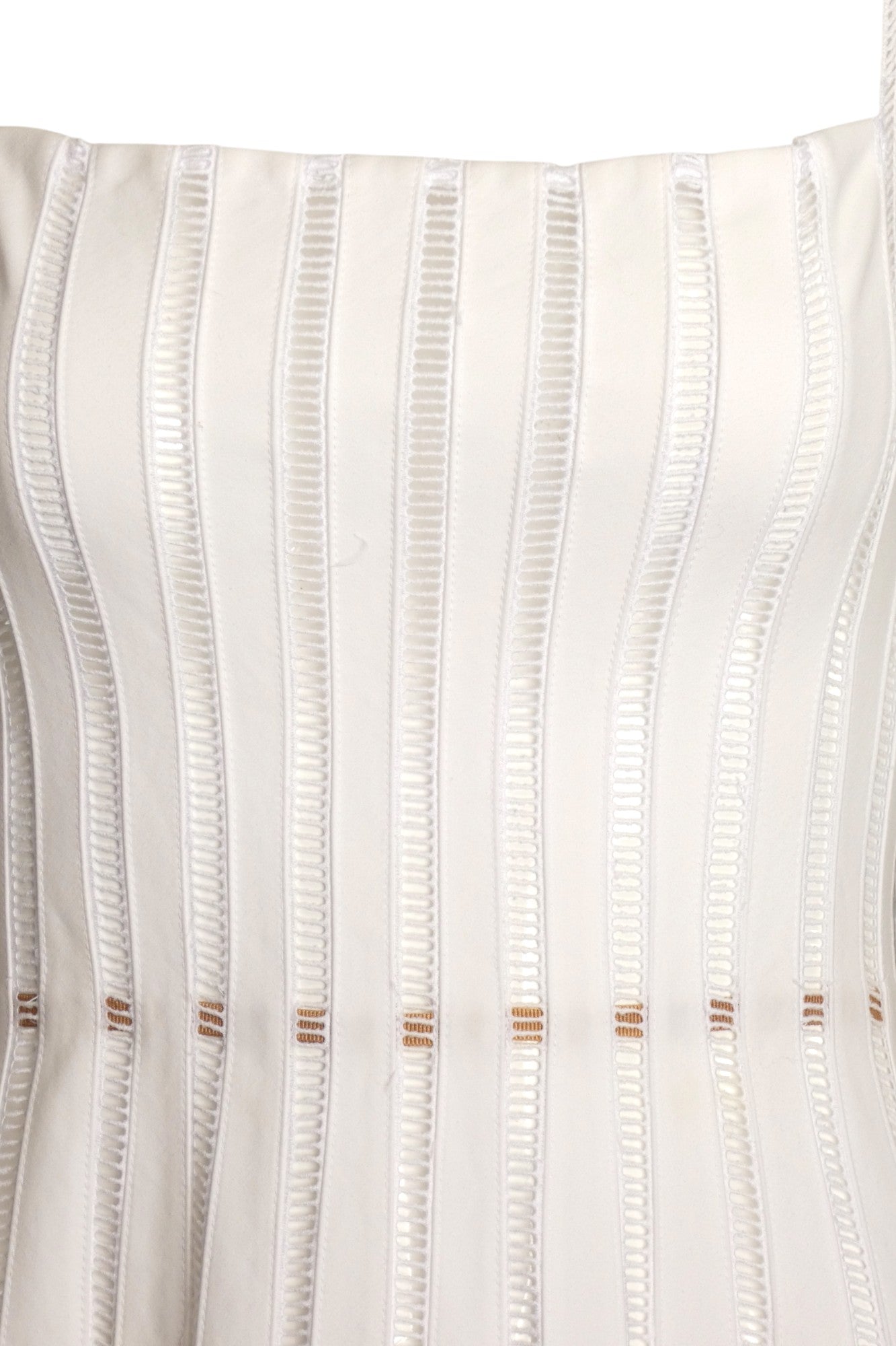 ALAIA- 2007 White Cotton Slip Dress, Size 2