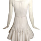 ALAIA- 2007 White Cotton Slip Dress, Size 2