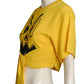 MOSCHINO COUTURE- NWT 2020 Yellow Jack-O-Lantern T-Shirt, Size 10