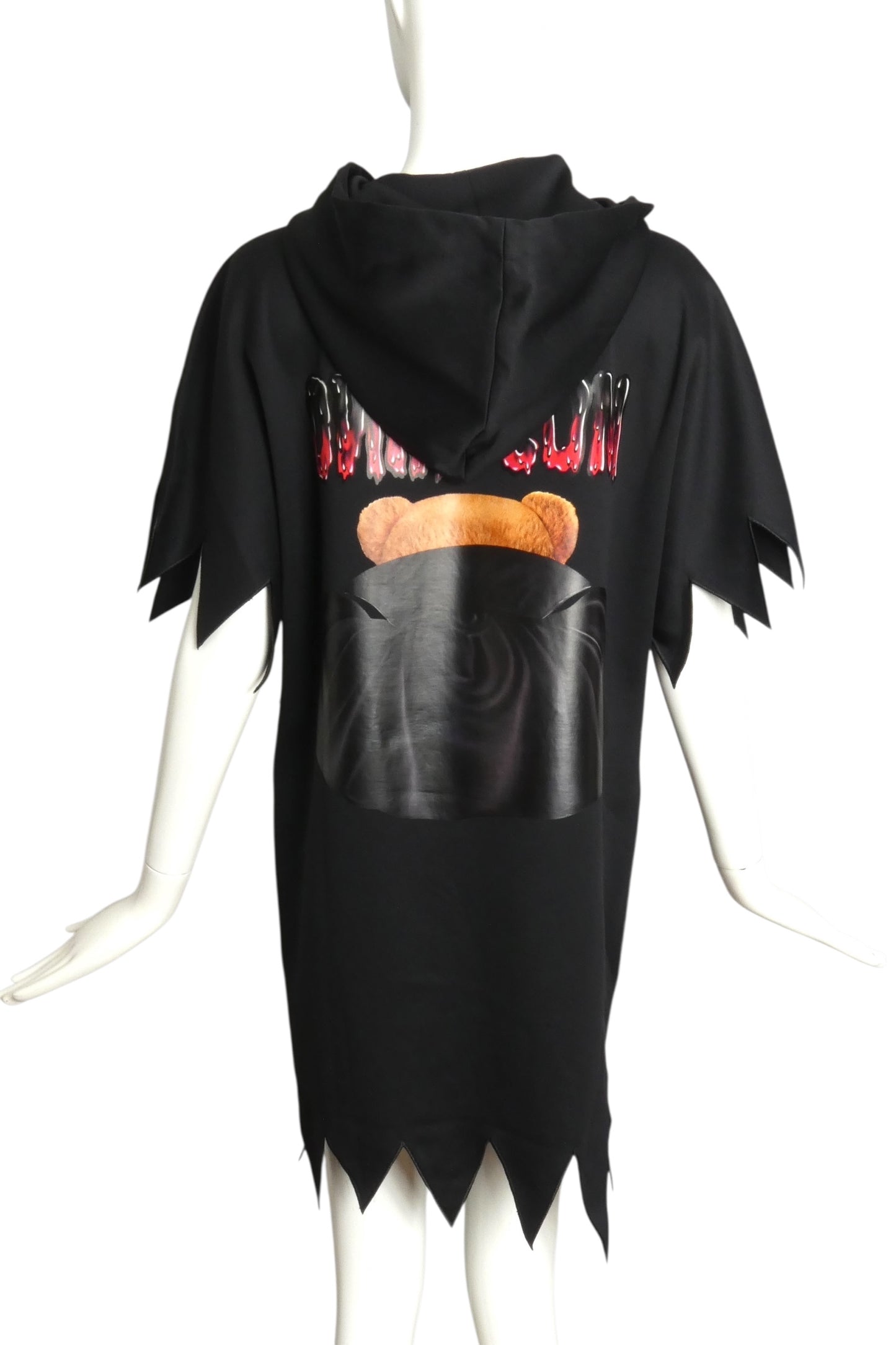 MOSCHINO COUTURE- NWT 2020 Halloween Teddy Bear Hoodie Dress, Size 6