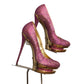 GIANMARCO LORENZI- NIB Swarovski Studded Platform Pumps, Size-39