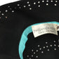 YVES SAINT LAURENT- 1970s Black Cutwork Wool Felt Hat