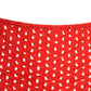 GIANNI VERSACE- NWT 2002 Red Cotton Eyelet Skirt, Size 6