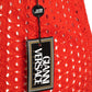 GIANNI VERSACE- NWT 2002 Red Cotton Eyelet Skirt, Size 6