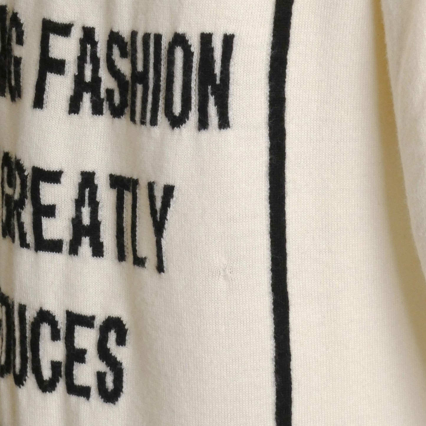 MOSCHINO COUTURE- 2016 Multi Color Cigarette Tunic Sweater, Size XS