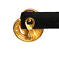 YVES SAINT LAURENT-1980s Orange Enamel Swirl Pierced Earrings
