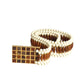 WILLIAM DELILLO-  1970s Multi Color Bead Belt, Waist 28