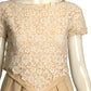 PIERRE CARDIN HAUTE COUTURE- 1960s Ivory Silk & Lace Cocktail Dress, Size 8