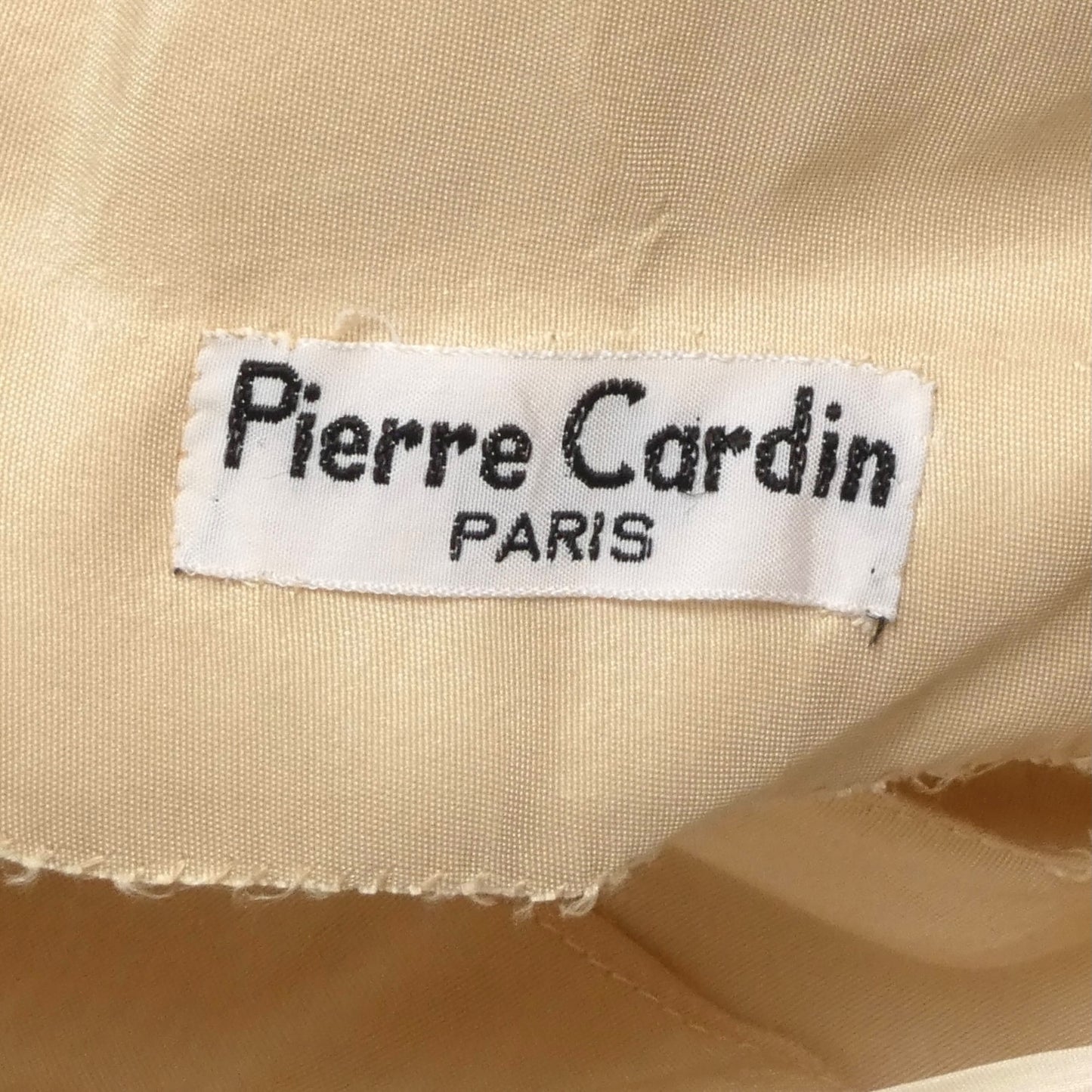 PIERRE CARDIN HAUTE COUTURE- 1960s Ivory Silk & Lace Cocktail Dress, Size 8