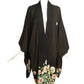 1920s Reversible Floral Silk Kimono, Size Large