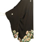1920s Reversible Floral Silk Kimono, Size Large