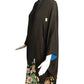 1920s Reversible Floral Silk Kimono, Size Large