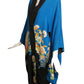 1920s Reversible Floral Silk Kimono, Size Large