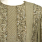 ANDRE LAUG- 1980s Green Bead & Sequin Tunic, Size 18