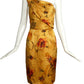 ALBERTA FERRETTI- One Shoulder Floral Print Silk Dress, Size 4