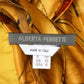 ALBERTA FERRETTI- One Shoulder Floral Print Silk Dress, Size 4