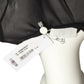 MAISON MARGIELA- NWT 2021 Black Chiffon Blouse, Size 6 AS IS