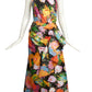 RICHARD QUINN- 2018 Strapless Floral Taffeta Dress, Size 8