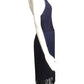 HERVE LEGER- NWT Navy Fringe Bandage Halter34 Dress, Size Small