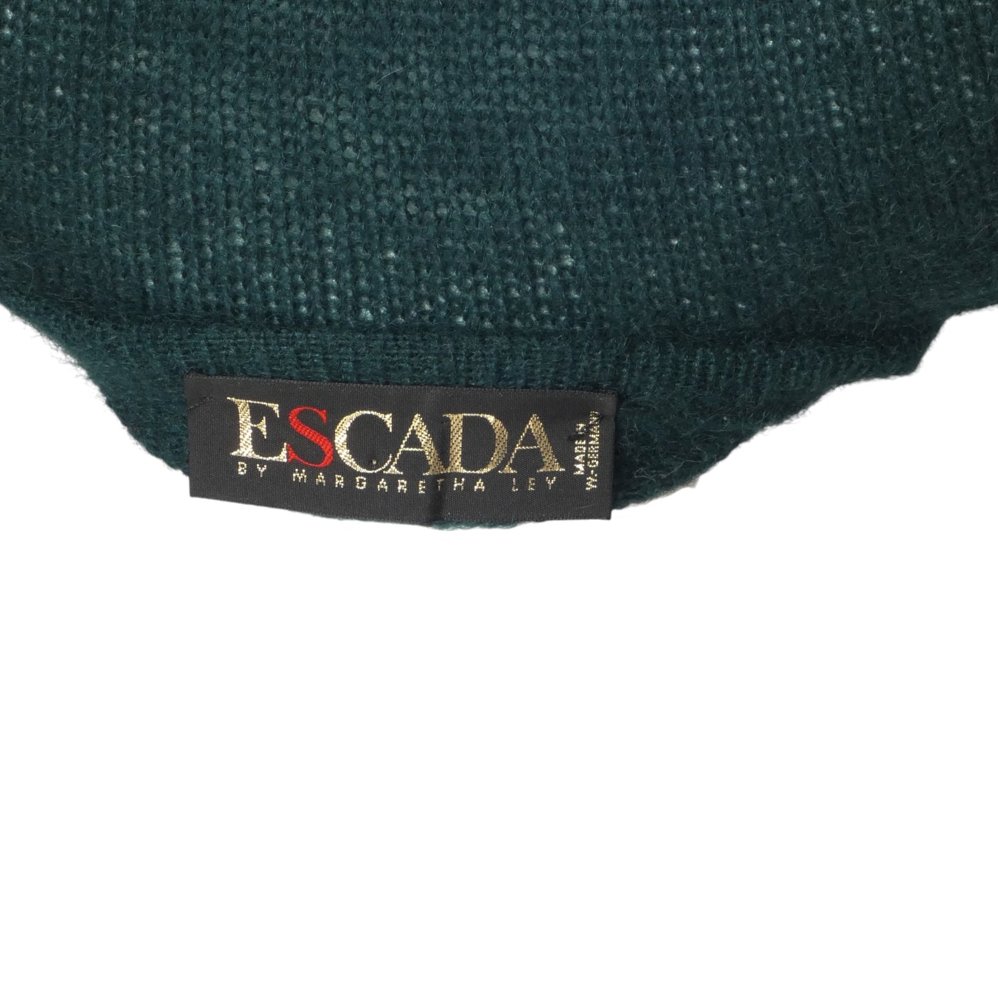 ESCADA- 1980s Rhinestone Knit Sweater, Size 10