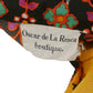 OSCAR DE LA RENTA- 1970s Print Knit Dress, Size 10