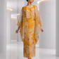 PIERRE CARDIN - 2002 Floral Organza Gown, Size 12