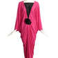 PIERRE CARDIN- 2005 Pink Jersey Knit Evening Gown, Size 8