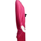 PIERRE CARDIN- 2005 Pink Jersey Knit Evening Gown, Size 8