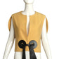 PIERRE CARDIN HAUTE COUTURE- 1997 Yellow Wool Jacket, Size-8