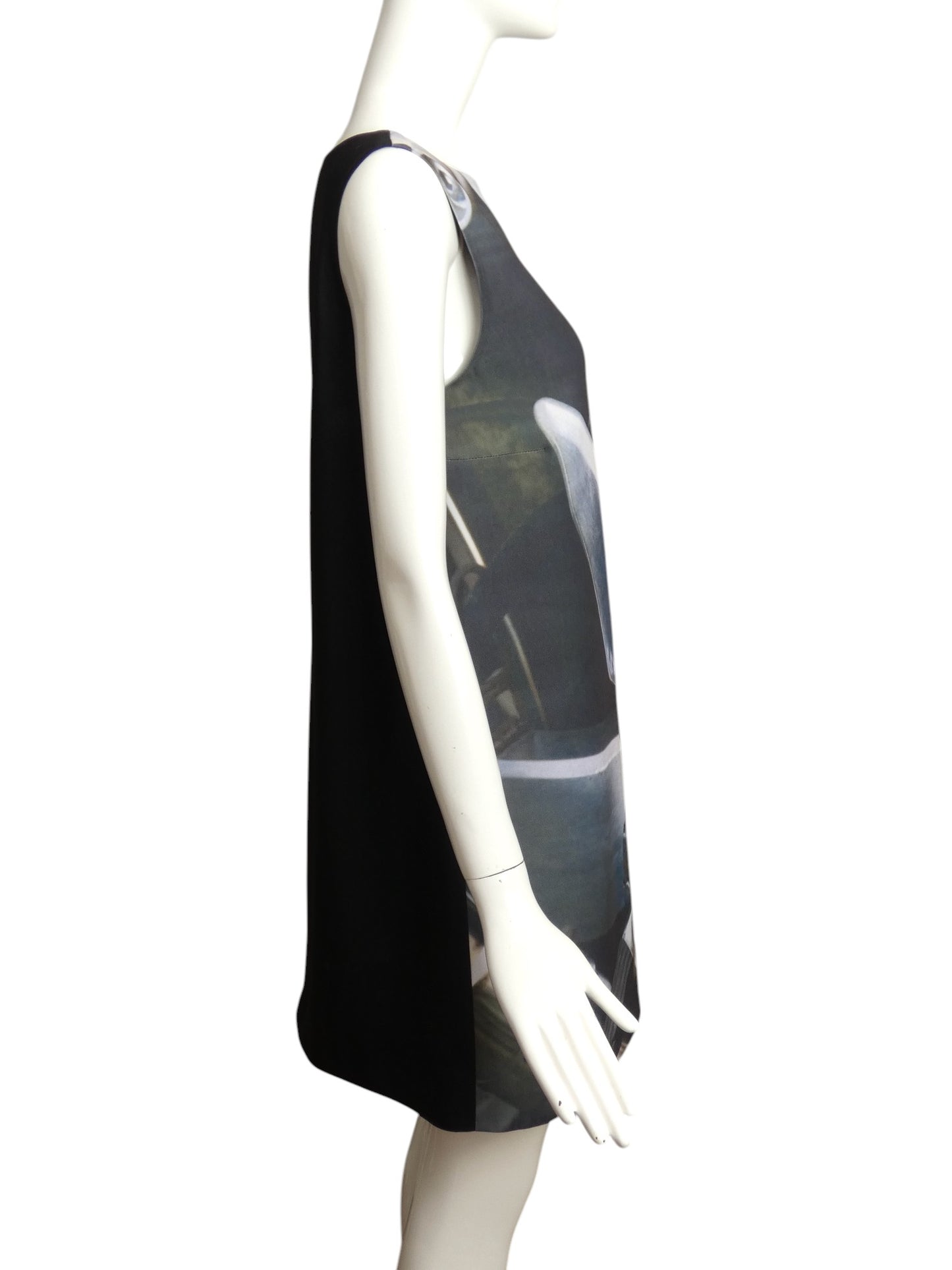PIERRE CARDIN HAUTE COUTURE- 2004 Printed Trapeze Dress, Size 8