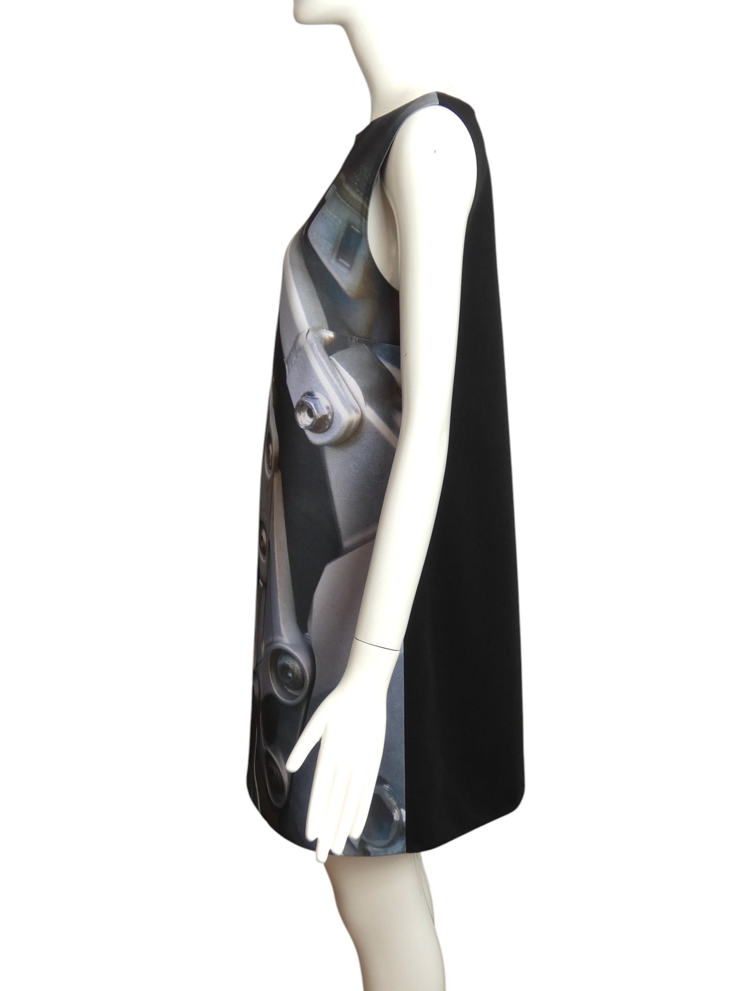 PIERRE CARDIN HAUTE COUTURE- 2004 Printed Trapeze Dress, Size 8