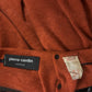 PIERRE CARDIN HAUTE COUTURE- 1985 Orange Wool Knit Dress, Size 8