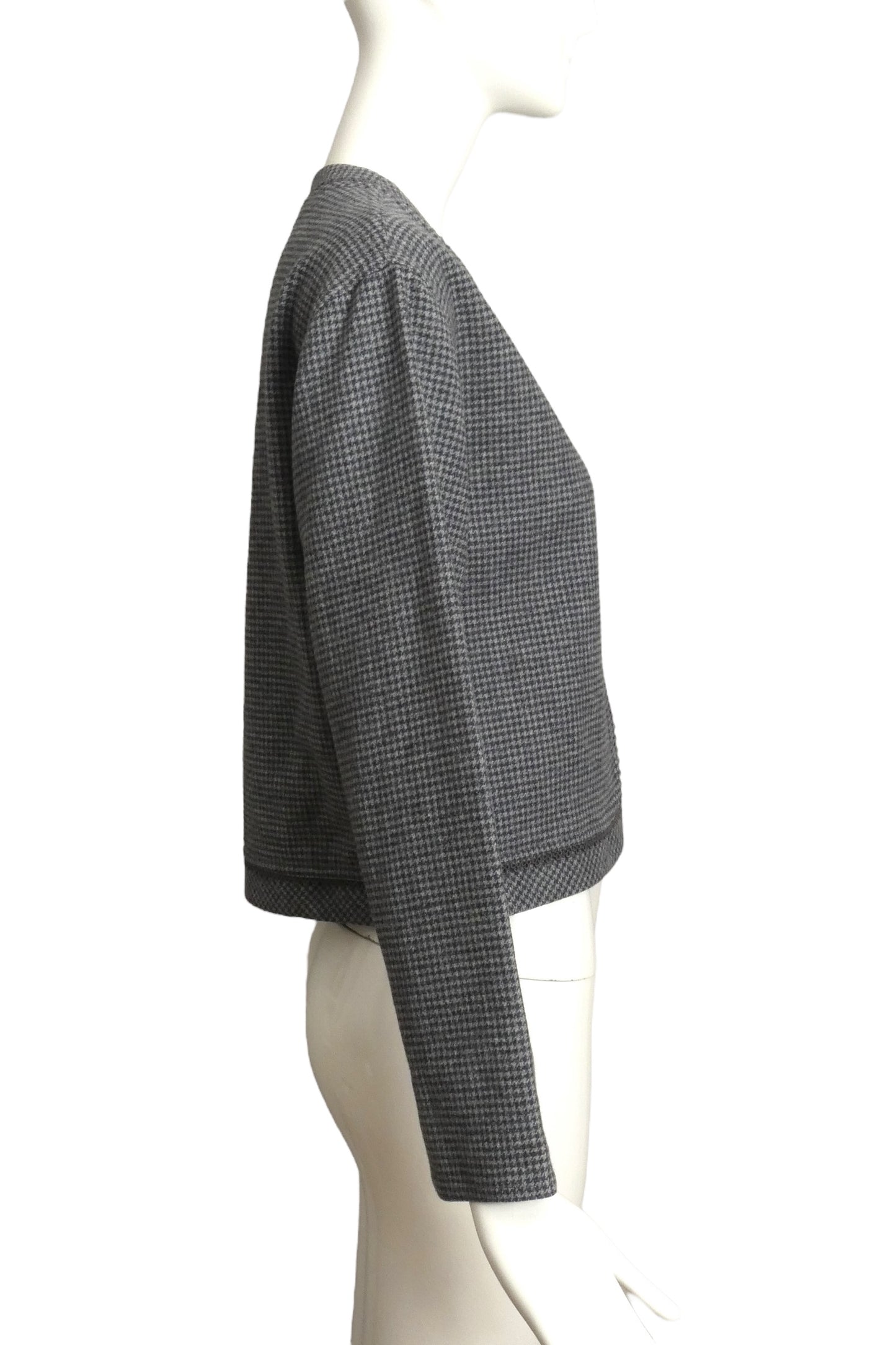 GEOFFREY BEENE- 1970s Wool Houndstooth Jacket, Size 4