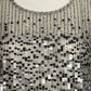 OSCAR DE LA RENTA- 2012 Sequin Knit Blouse, Size 8