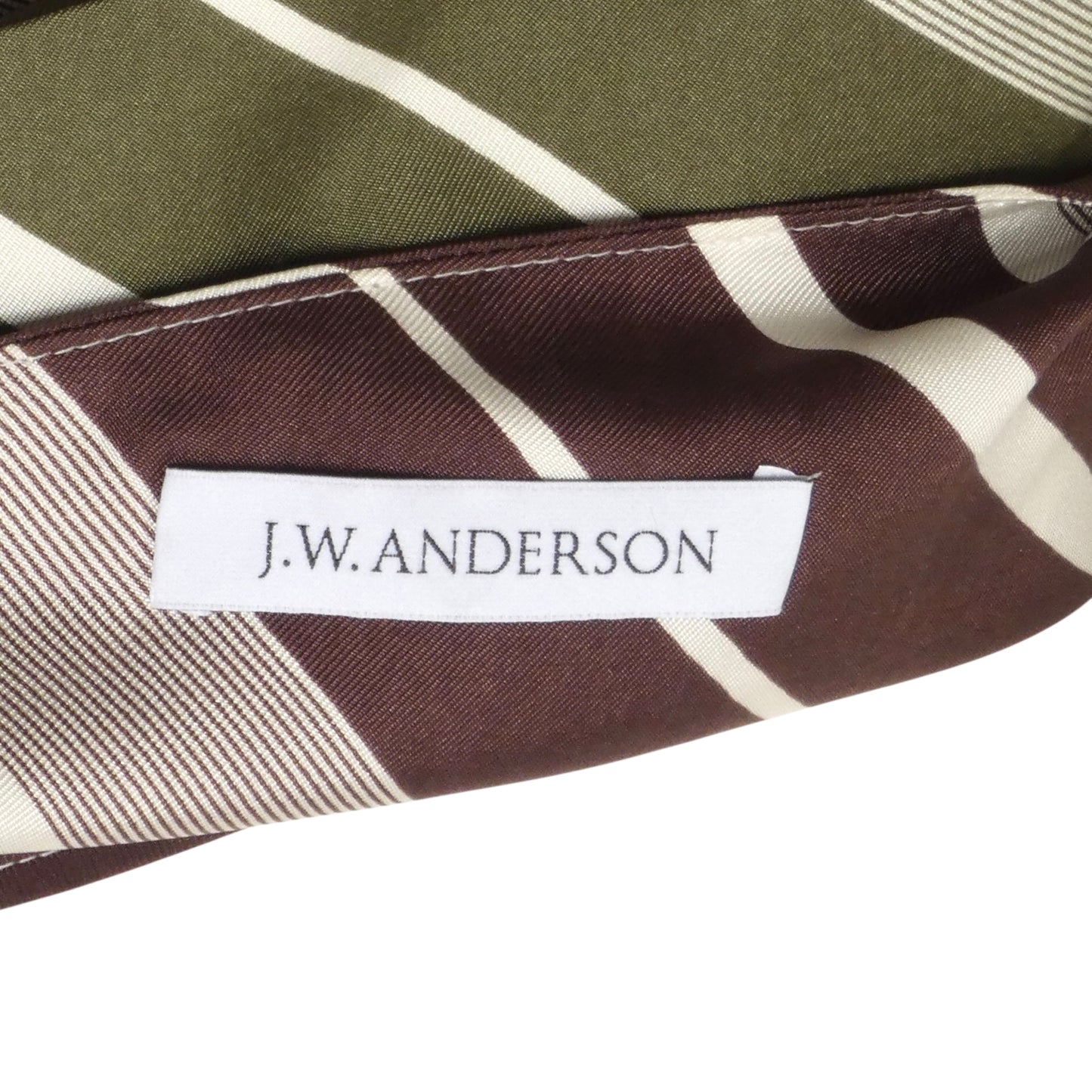 J.W. ANDERSON- Striped Silk Blouse, Size 4