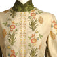 RONALD AMEY- 1970s Embroidered Silk Maxi Gown, Size 4