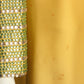NORMAN NORELL- AS IS 1960s Yellow Rhinestone Trim Dress, Size 8