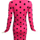 VERSACE- NWT Wool Polka Dot Sweater Knit Dress, Size 6